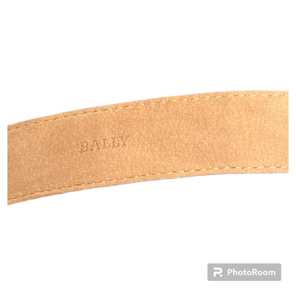 Elegant genuine lizard skin belt gold buckle Made in Italy 40 excellent!! - Picture 7 of 7